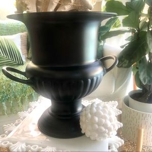 Vintage Ice Bucket Upcycled Black